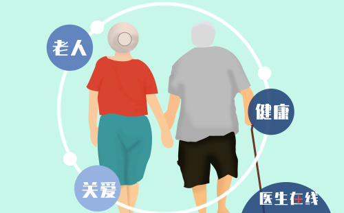 老人健康关爱父母年迈高龄